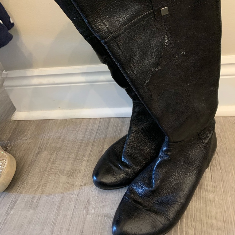 Nine West Black Leather Boots